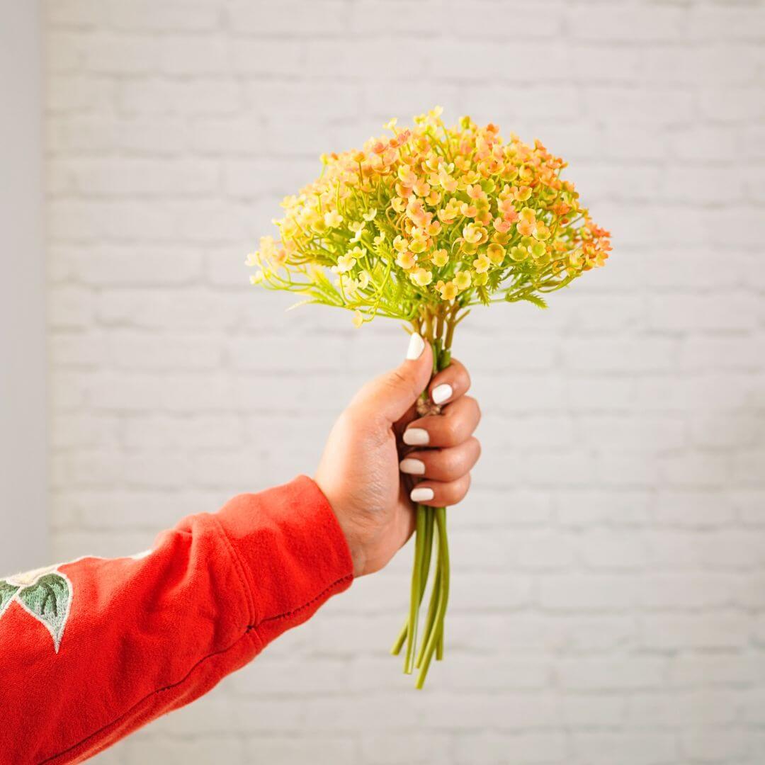 Buy Baby's Breath Bundle, Artificial Baby's Breath, Faux White Wildflowers  Bundle, DIY Wedding Bouquetes, DIY Bridesmaids Bouquets Online in India 