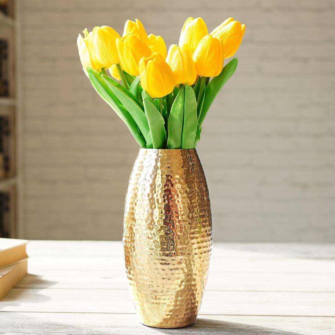 Bud Vase with Artificial Flower