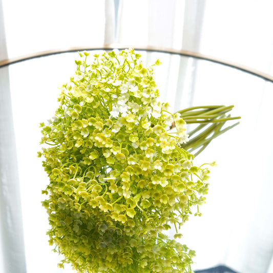 Baby's Breath Bouquet, Green (Faux flowers)