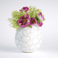 Crackled Ball flower vase Large 