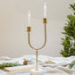 Dual Arc Tapper Candle Holder