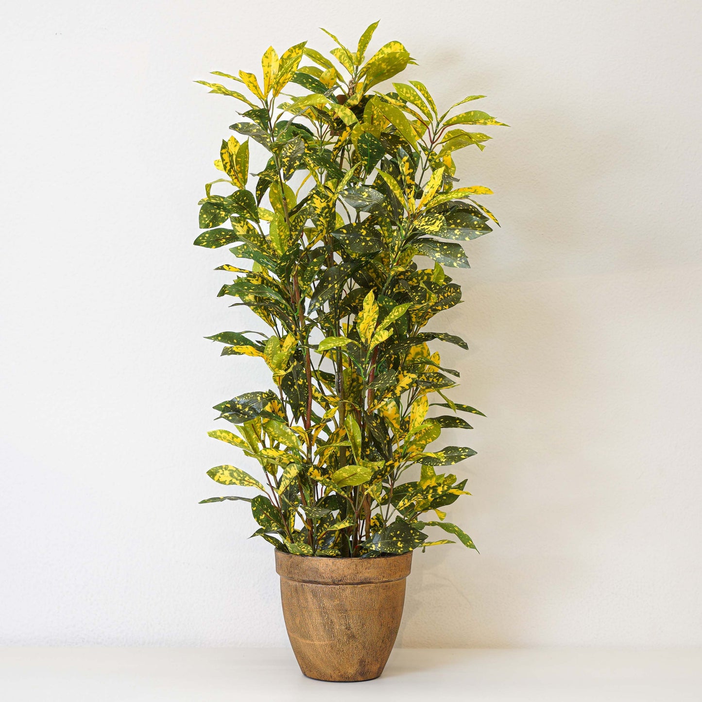 Yellow croton, Artificial Plant