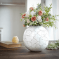 Crackled Ball flower vase Large 