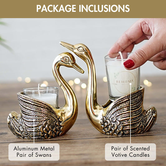 Metal Swan Gift Hamper