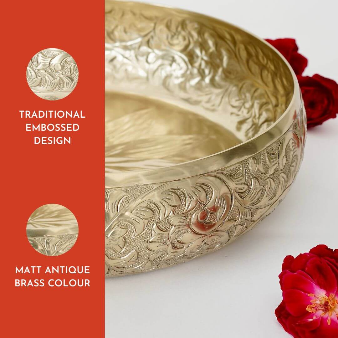 Roop urli, Embossed Tray for decoration 