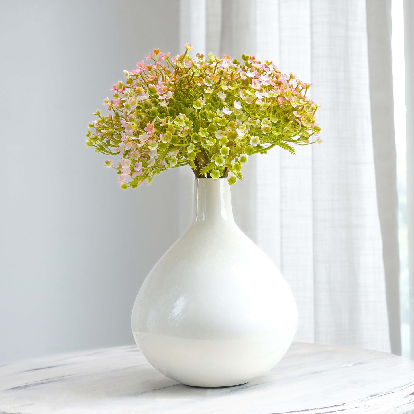 Baby's Breath Bouquet, Pink (Faux flowers)