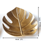 Gold, Monstera leaf tray