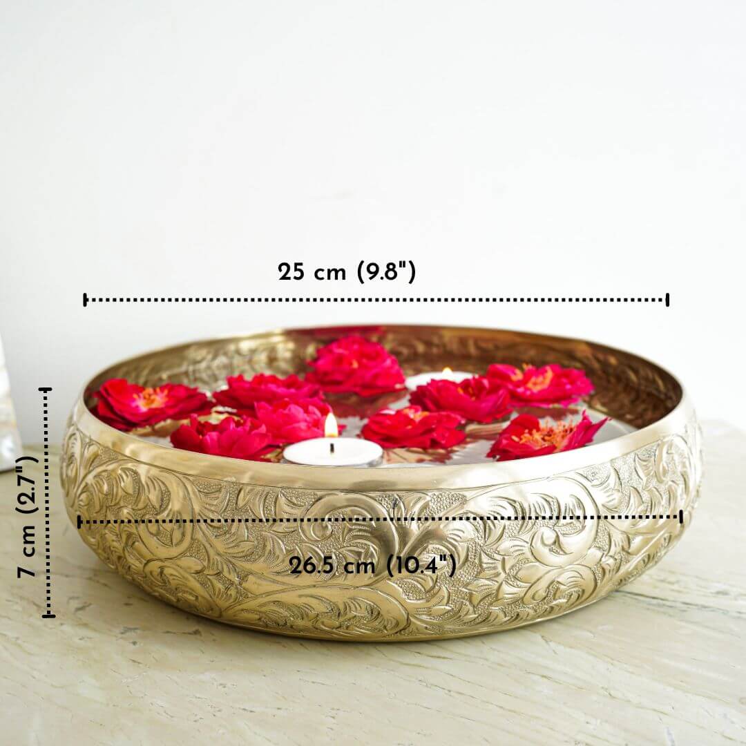 Roop urli, Embossed Tray for decoration 