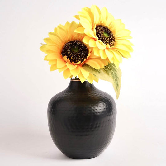 Metal vase - Black 