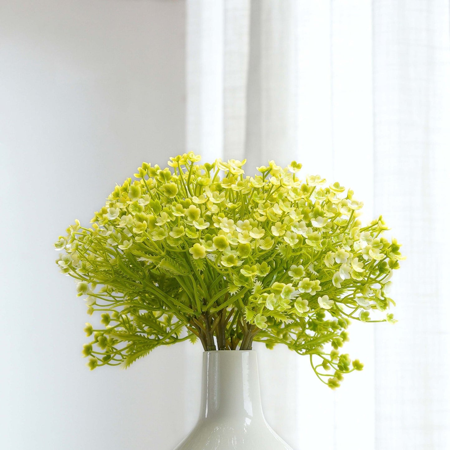 Baby's Breath Bouquet, Green (Faux flowers) - Behoma