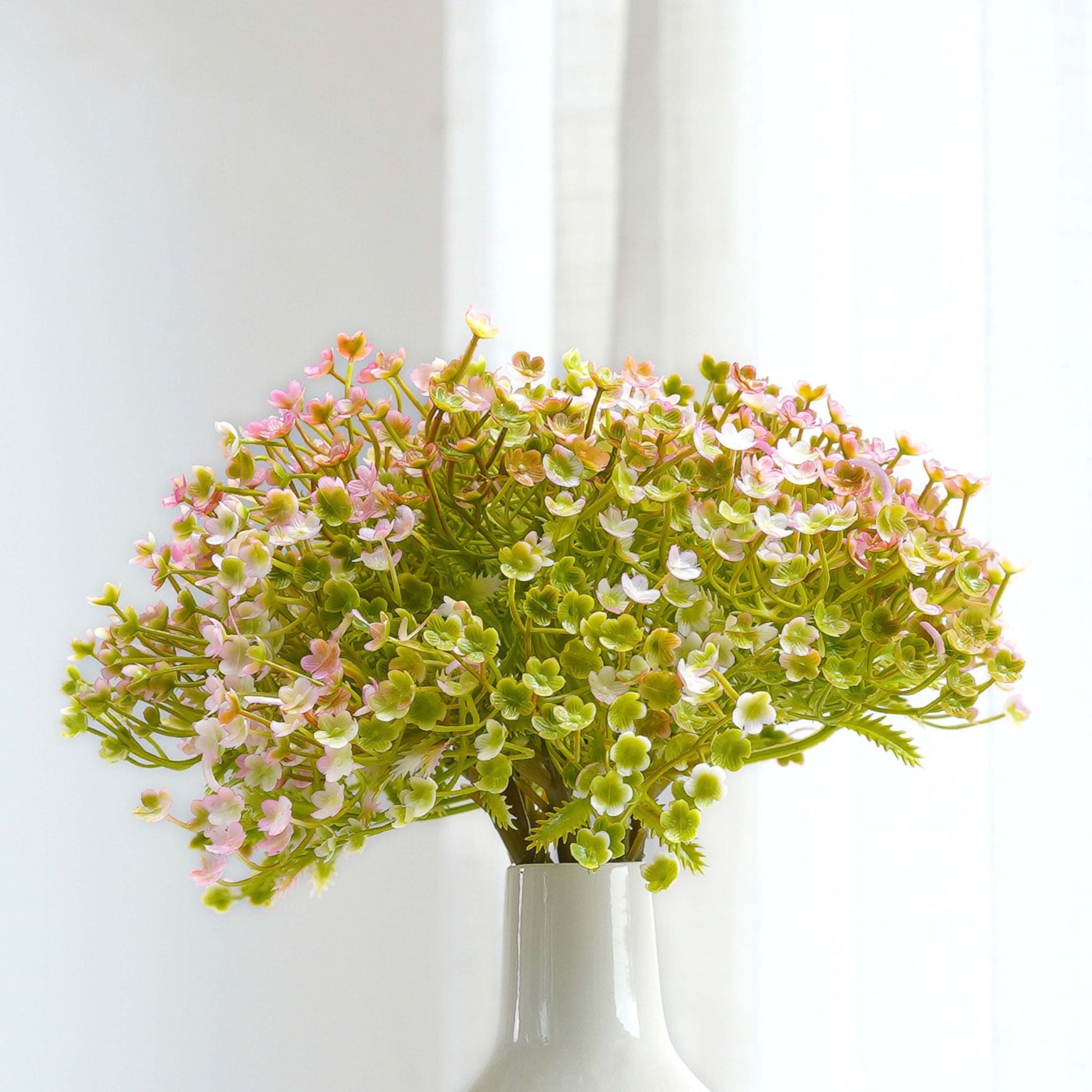 Baby's Breath Bouquet, Pink (Faux flowers) - Behoma