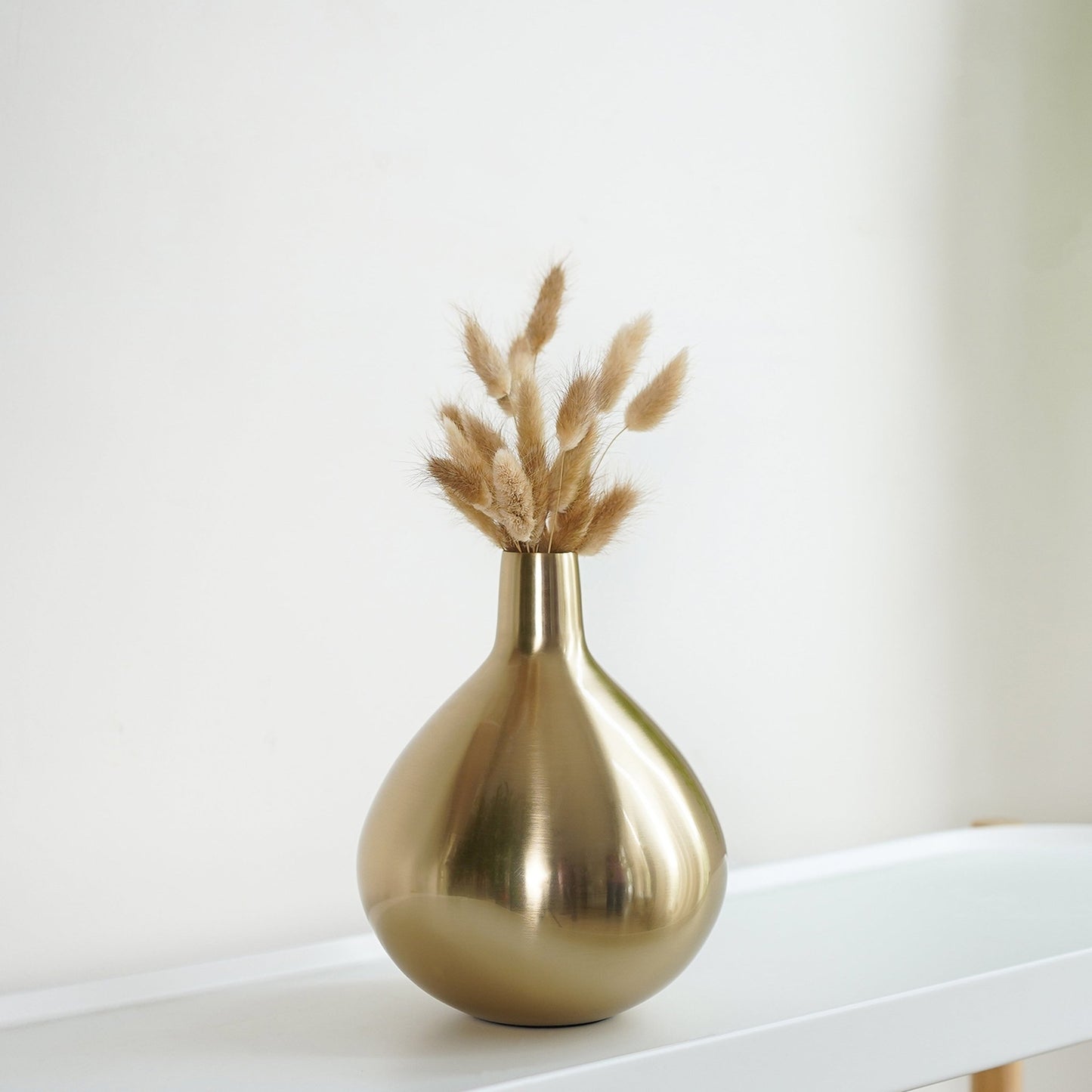 Behoma Golden Elegance Flower Vase - 7.4''X 5.9'' - Behoma