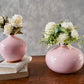 Behoma Pink Metal Bud Flower Vase - 5.3'' - Behoma