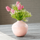 Behoma Pink Metal Bud Flower Vase - 5.3'' - Behoma