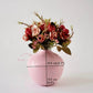 Behoma Pink Metal Bud Flower Vase - Set - 5.1'' & 5.3'' - Behoma