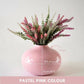 Behoma Pink Metal Bud Flower Vase - Set - 5.1'' & 5.3'' - Behoma