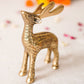 Christmas Reindeer showpiece, Gold, Metal - Set of 2 - Behoma