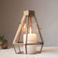 Drop Lantern, Antique Brass - 7.2''X 6.5'' - Behoma