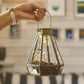 Drop Lantern, Antique Brass - 9.4'' & 7.2'' - Behoma