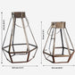 Drop Lantern, Antique Brass - 9.4'' & 7.2'' - Behoma