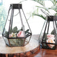 Drop Lantern, Nickel Black - 7.2''X 6.5'' - Behoma