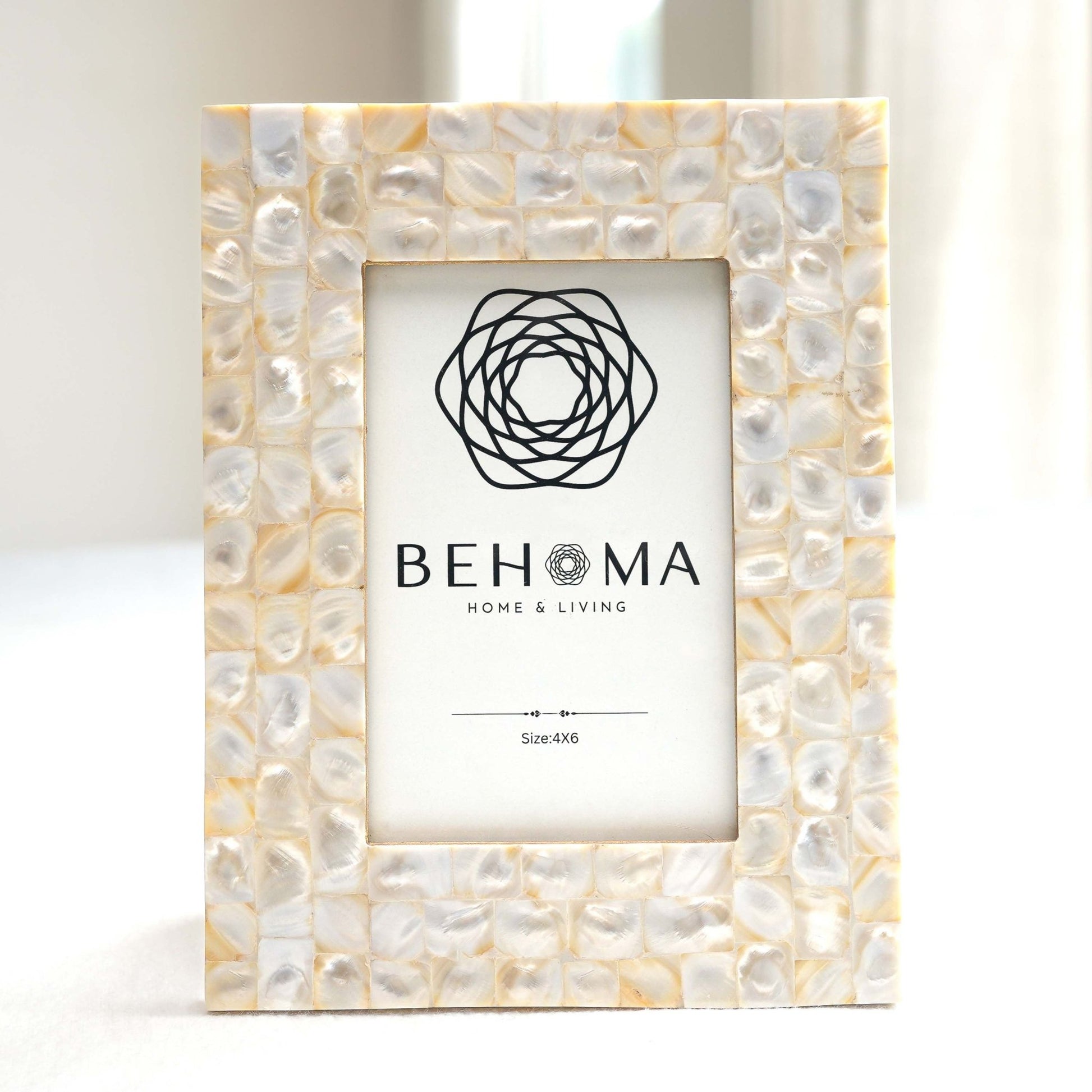 Elegant Pearl Photo Frame - Set of 2 (4x6 and 5x7) - Behoma