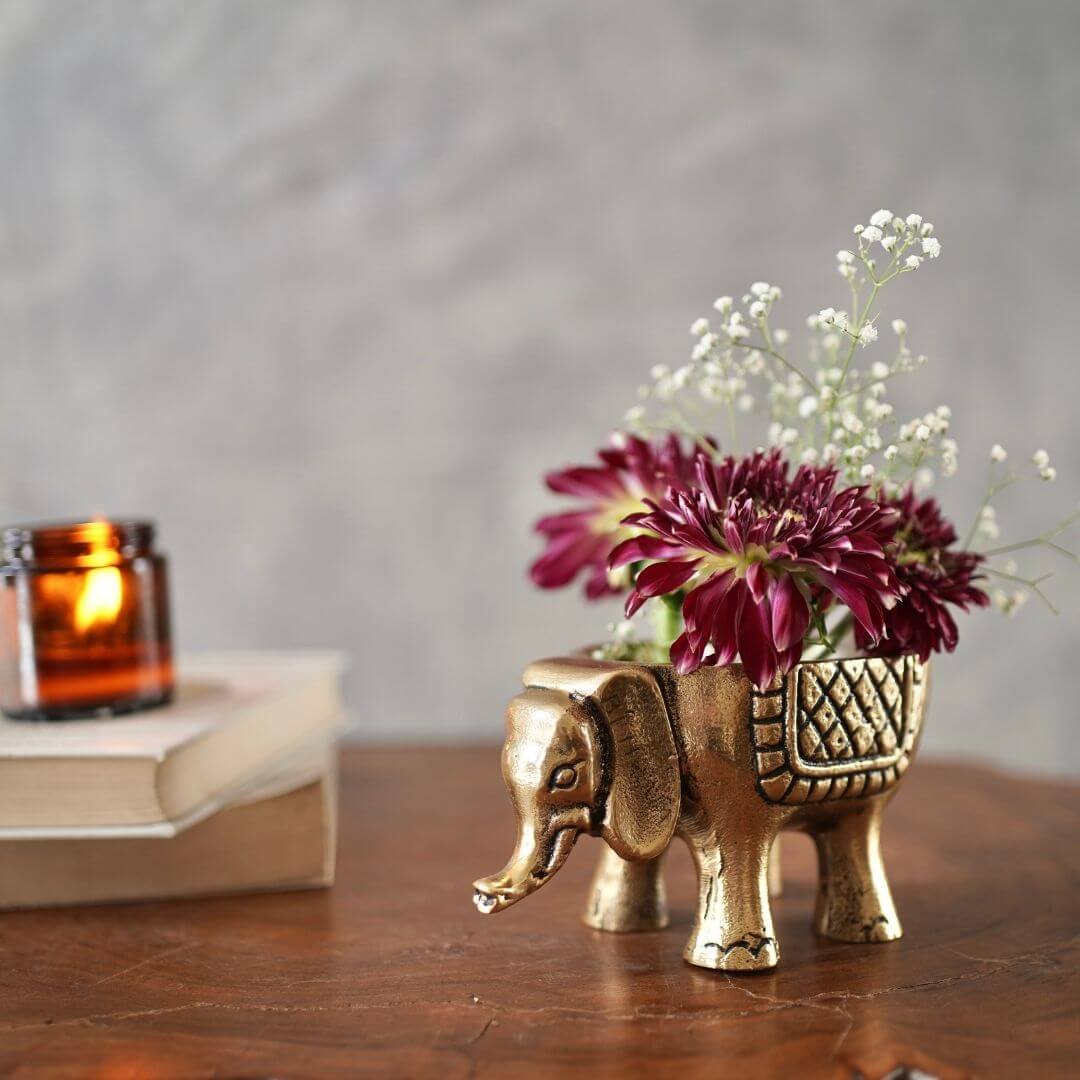 Elephant Metal Decorative Figure - Behoma