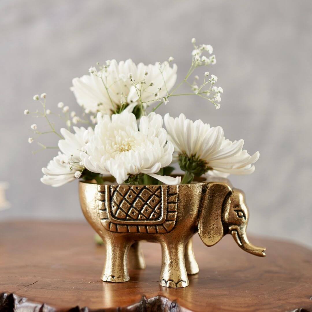 Elephant Metal Decorative Figure - Behoma