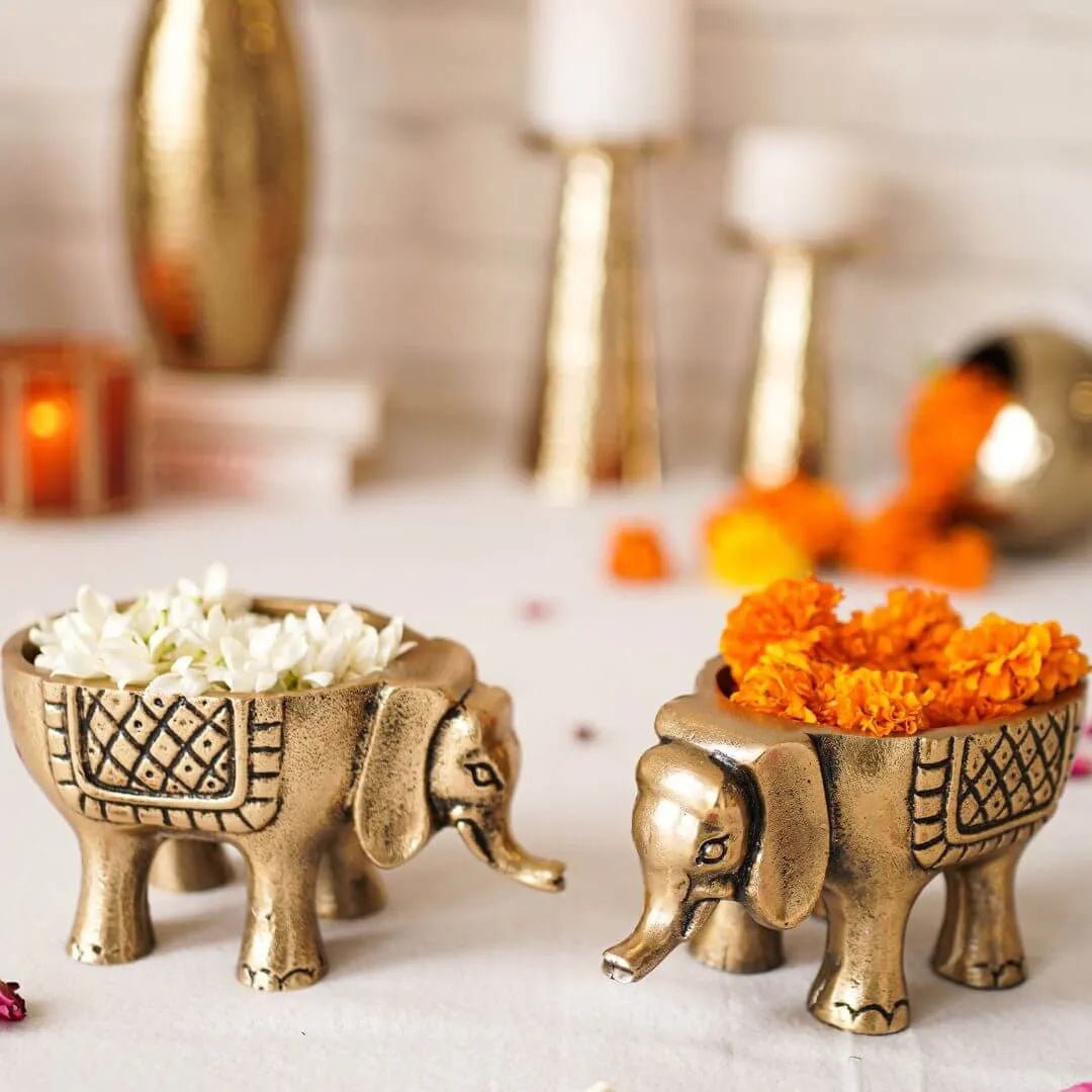 Elephant Metal Decorative Figure - Behoma