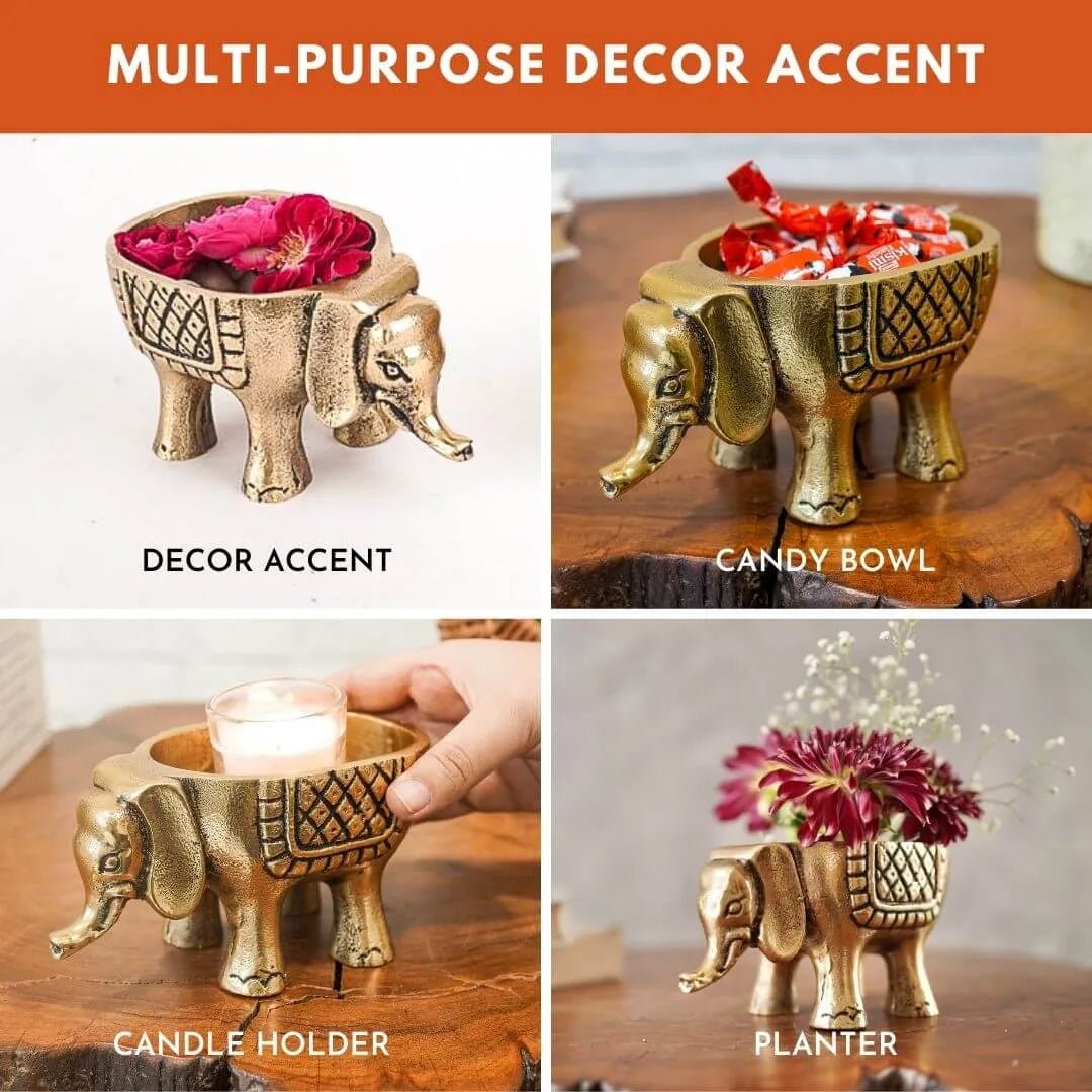 Elephant Metal Decorative Figure - Behoma