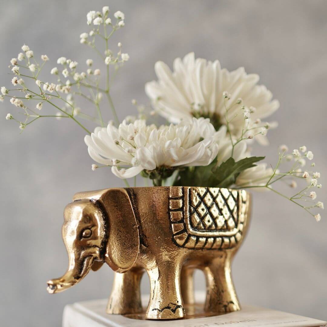 Elephant Metal Decorative Figure - Behoma