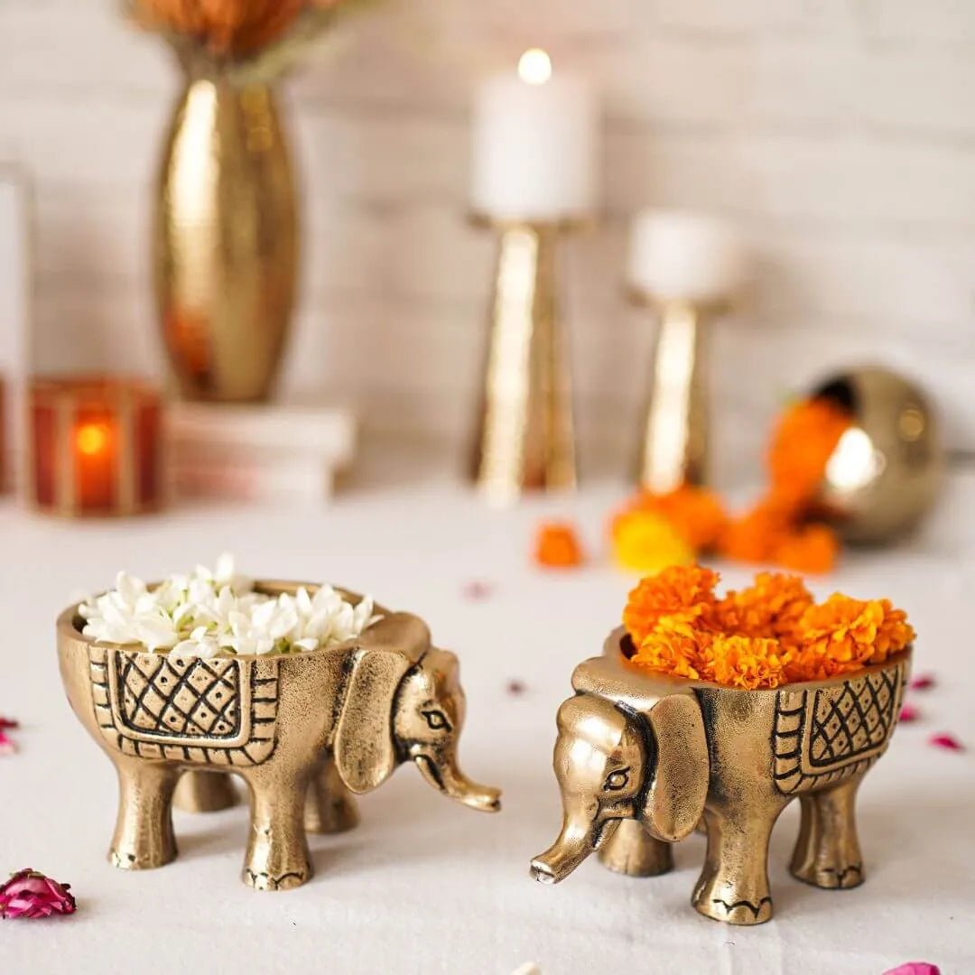 Elephant Metal Decorative Figure - Behoma