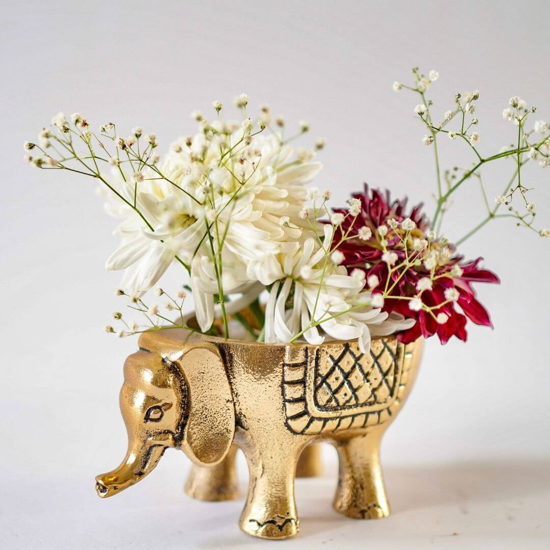 Elephant Metal Decorative Figure - Behoma