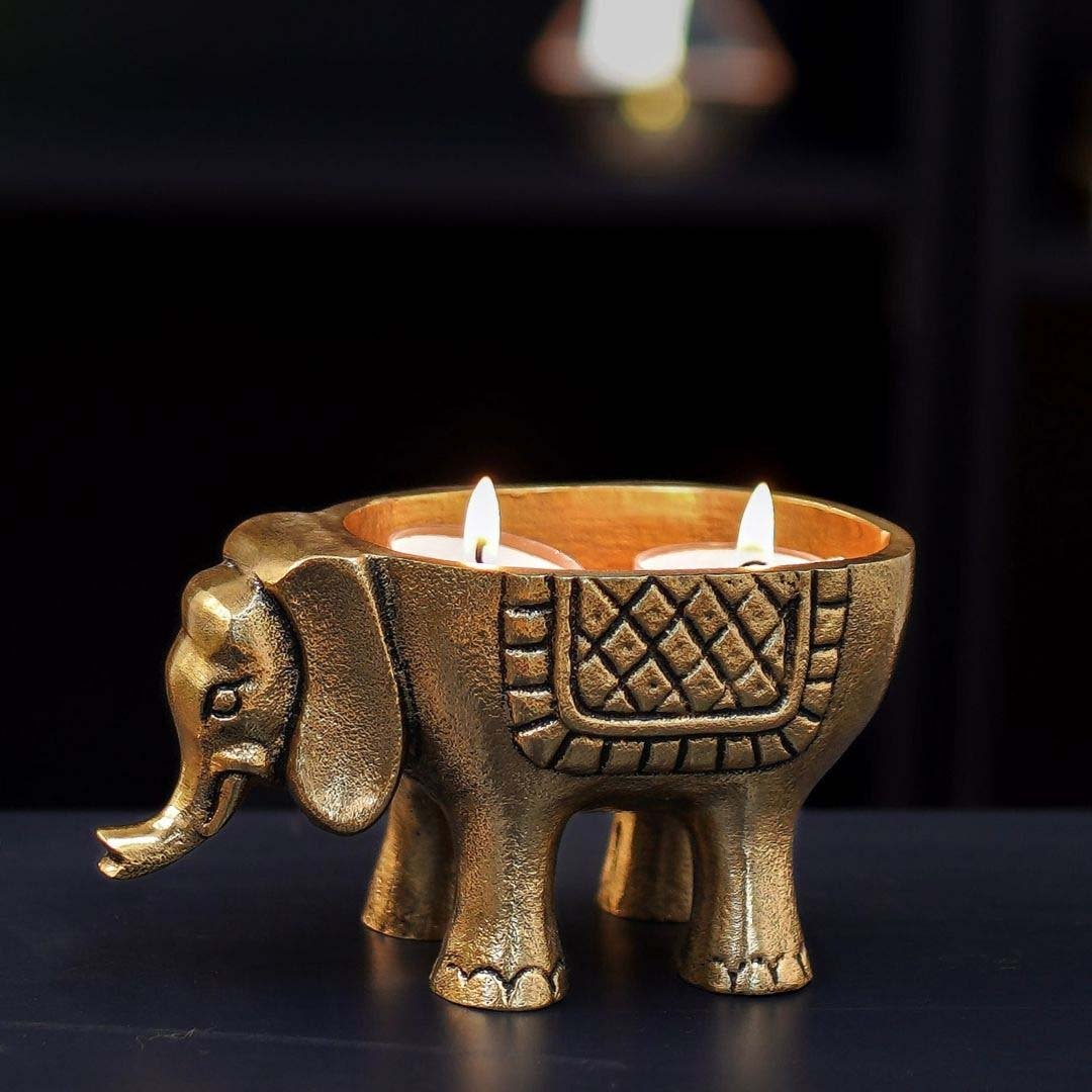 Elephant Metal Decorative Figure Set - Behoma