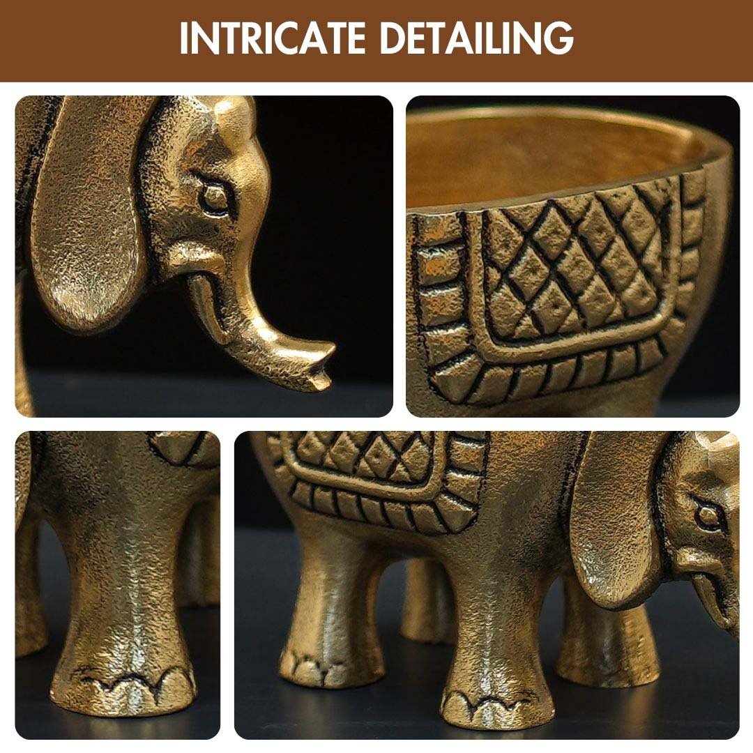 Elephant Metal Decorative Figure Set - Behoma