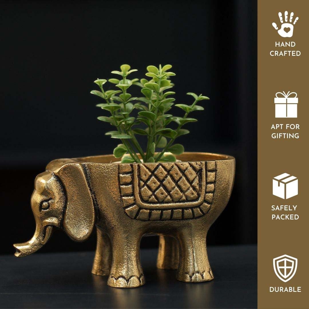 Elephant Metal Decorative Figure Set - Behoma