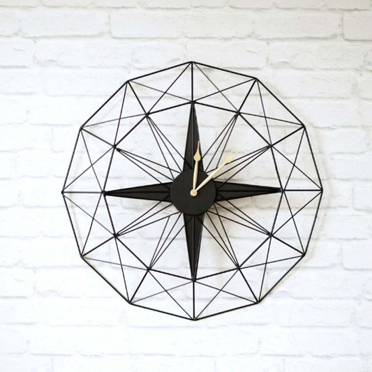 Geometric Nautical Navigator, Black - Behoma