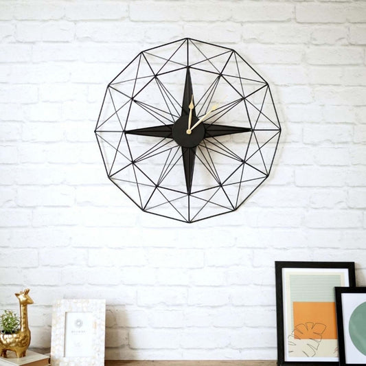 Geometric Nautical Navigator, Black - Behoma