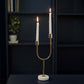 Golden Arc Dual Candle Holder - Behoma