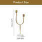 Golden Arc Dual Candle Holder - Behoma