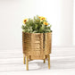 Golden Metal Planter Small