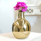 Golden Metal vase, Medium - Behoma