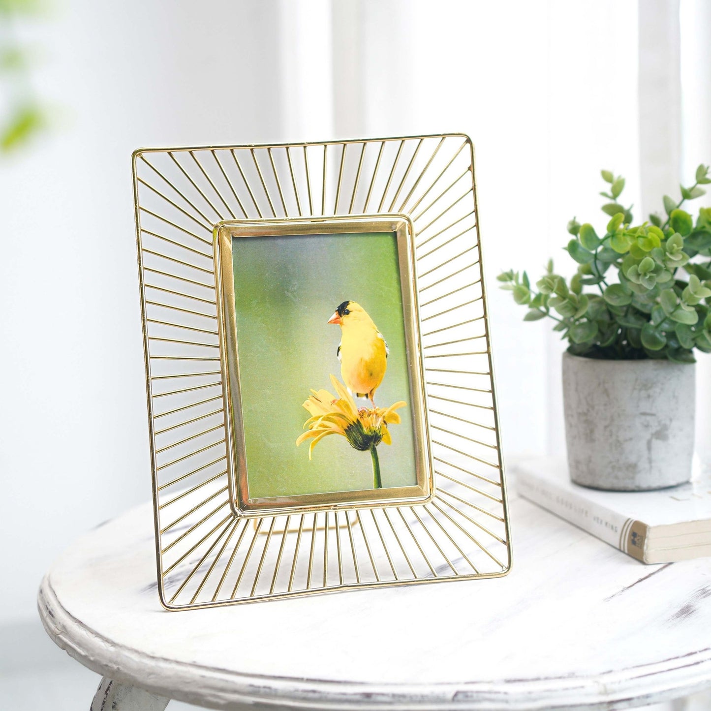 Golden Sun Ray Photo Frame - 5x7 - Behoma