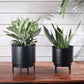 Hammered Indoor Planter - Matt black, 7.7'' - Behoma