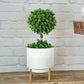 Hammered Indoor Planter - White, 8.3'' - Behoma