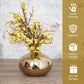 Hammered Metal Flower Vase | Gold - Behoma