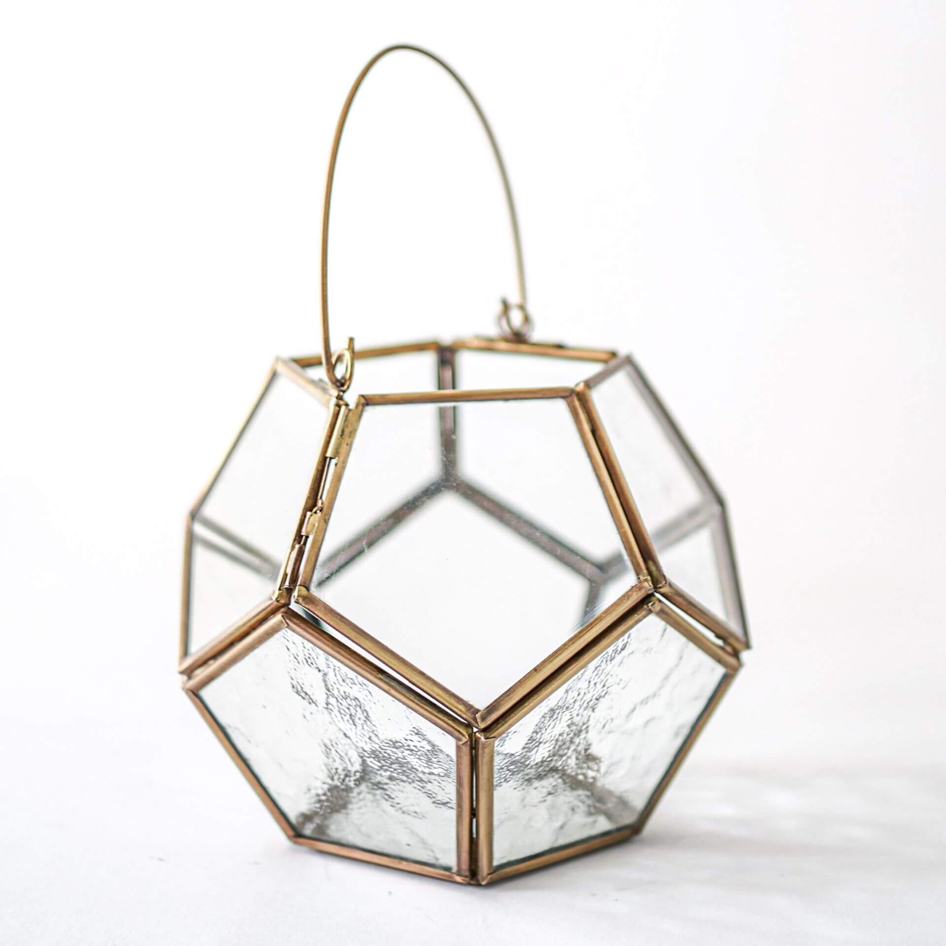 Honeycomb Lantern, Antique Brass - Behoma