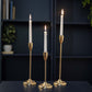 Luxury Metal Taper Candle Holder Set of 3 - Behoma