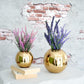 Metal Ball Flower Vase - 4.1'' - Behoma