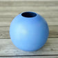 Metal Ball Flower Vase, Blue - 4.1'' - Behoma